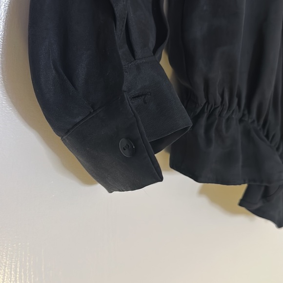 Zara Off the Shoulder Crop Top Blouse Size M - Picture 4 of 4